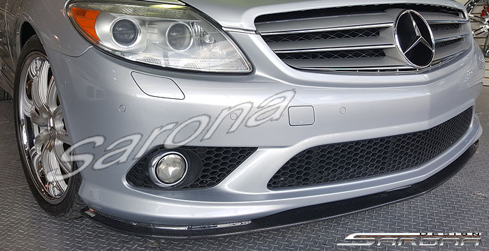 Custom Mercedes CL  Coupe Front Add-on Lip (2007 - 2009) - $790.00 (Part #MB-048-FA)
